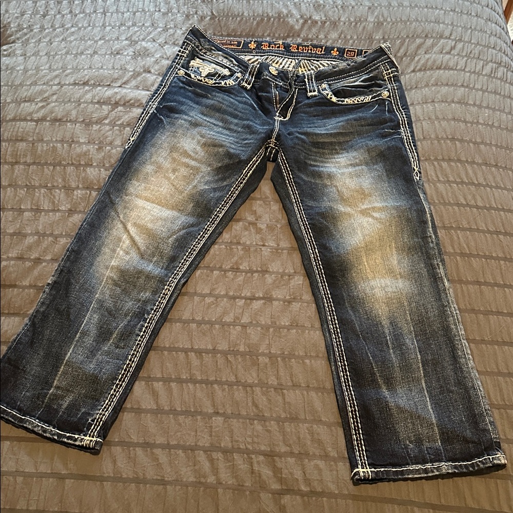 Rock Revival Jillian Capri Size 29